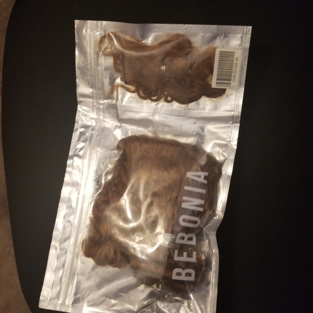 New never used Bebonia real hair extensions.